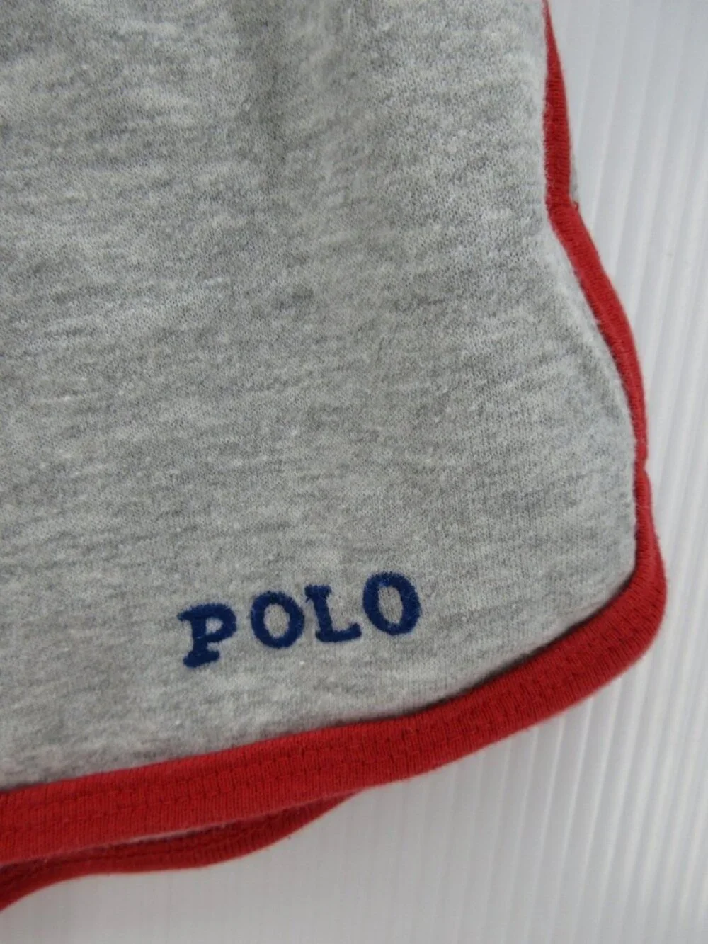 VGT Polo Ralph Lauren Shorts Medium 80s Short Mini Gym Sweat Run Logo